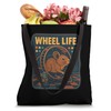 Wheel Life Retro Degu Poster Tote Bag