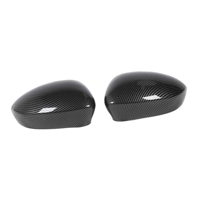 2 Pcs Door Side Rearview Mirror Cover Cap Left Right