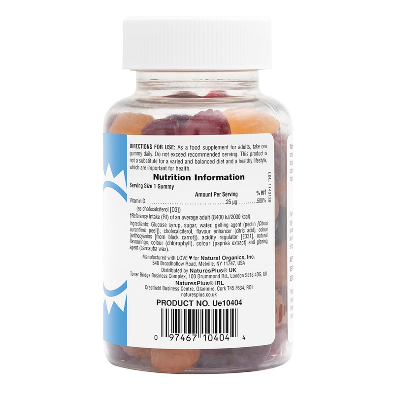 NaturesPlus Gummies Vitamin D3 1000 mg - Delicious Vitamin D3