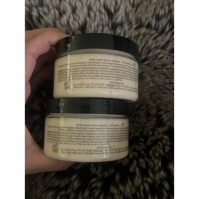 Philosophy 2X Philosophy Fresh Cream Warm Cashmere Hydrating Body Cloud