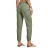 AVICHIC Women’s Linen Pants Joggers Lightweight Cotton Lounge Travel Beach