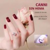 CANNI - Esmalte de uñas en gel de color rojo