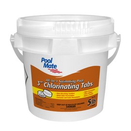 Pool Mate 1-1405MA Chlorine Tablets 3 Inch, 5-Pounds
