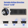 4x14 Floor Register 6-Pack, Heavy Duty Steel Walkable Vent Covers