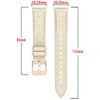[SQHYWJ] Genuine Leather Watch Band 18mm 20mm Sweatproof Quick Release