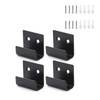 Coehaopike Set of 4 Metal Fittings, U-Shaped Hardware, U-Shaped Hardware,