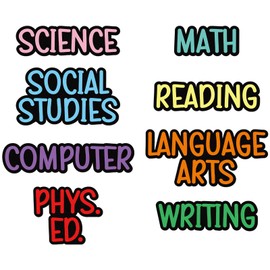 8 Pcs Class Subjects Magnets Labels Magnetic Classroom Schedule Whiteboard