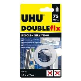 UHU Double Strips, up to 4 kg, Pack of 16