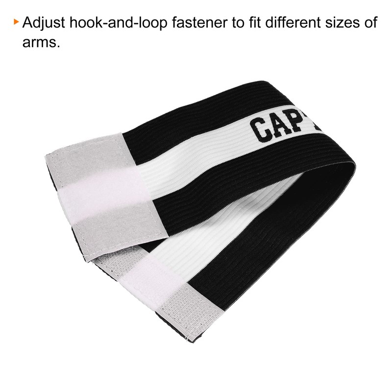 PATIKIL Captain's Armband, 4 Pack Elastic Arm Band for Soccer