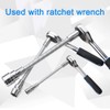 Omninmo 1-Piece Wrench Sleeve Extension Rod, 1/4 Socket Wrenches Drive