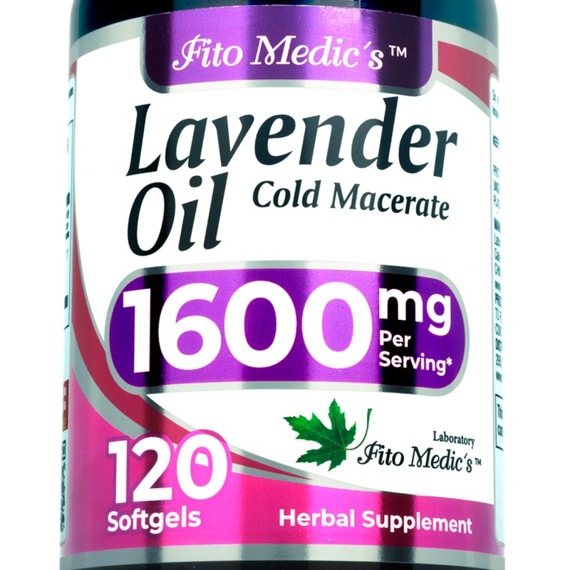FITO MEDIC'S Laboratorio | Pastillas De Lavanda | 120 Cápsulas