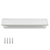 Keypak 12" (32.6cm) Slimline Door Letterplate – Fits 40–80mm UPVC,