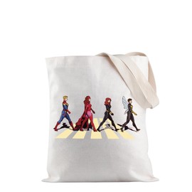 PYOUL Funny Movie Shopping Bag Movie Fans Gift Female Superhero Movie Inspired Gift For Fans (Female Superhero T EU)