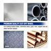WORKPRO 10-Pack Cut-Off Wheels, 4-1/2 x 7/8-inch Metal&Stainless Steel Cutting