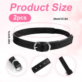 2pcs Shoe Straps, High Heel Straps Shoe Strap Extender Replacement Ankle Straps for Women Girls Lady High Heels Holding Loose Heels