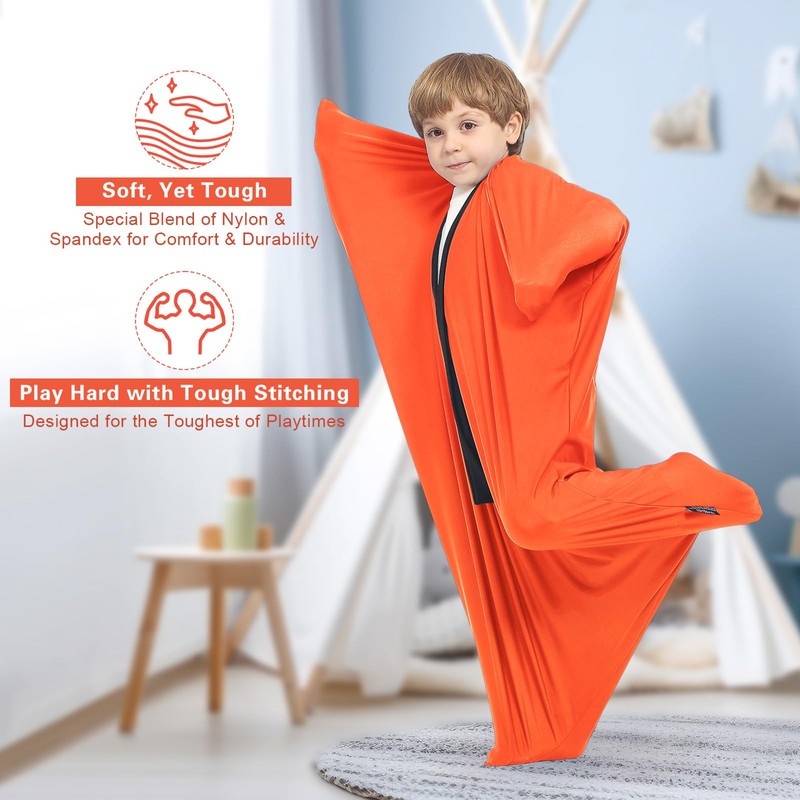 Hugsmiling Body Sock Sensory Kids, Medium, Good for Height: 1.2~1.5