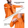 KEFITEVD Maglietta Protezione UV UPF 50+ Uomo Maniche Lunghe Estiva