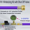 RV Winterizing Kit with Pressure Gauge, 60inch RV Winterize Hose