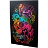 Purpledip Cotton Wall Poster Beach Throw 'Smiling Death': Bohemian Wall