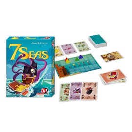 ABACUSSPIELE 08211 7Seas, Card Game, Gold
