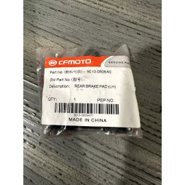 CFMoto NEW CFMOTO Brake Pads Rear ATV X5 X6 X8 Rancher UTV Quadzilla C ce 9010-0805A0
