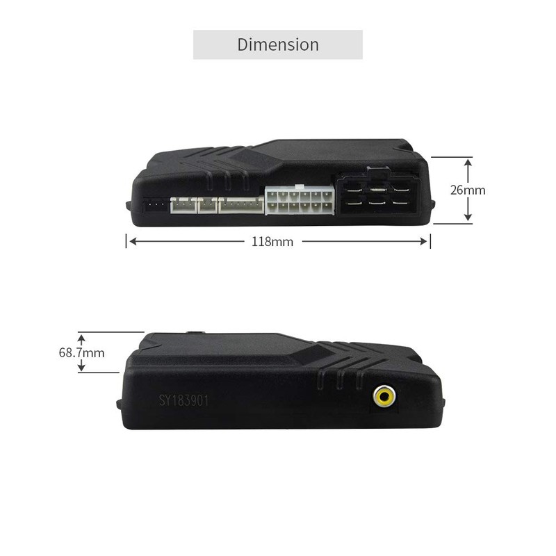 EASYGUARD EC201-M9 2 Way Car Alarm System with 1.73 inch