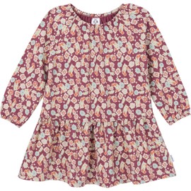 Gerber Toddler Girls' 3-Piece Dress, Top, and Legging Set, Pink, 3T