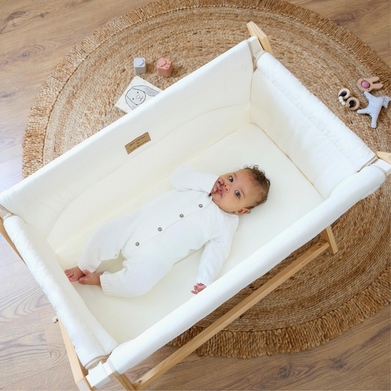 Clair de Lune 2 Pack Fitted Jersey Cotton Pram/Crib Sheets