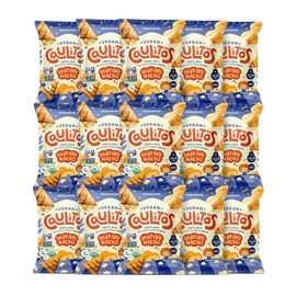 Caulitos – 15 Pack | Lentil, Rice & Cauliflower Chips | Organic, Gluten-Free, Non-GMO, Kosher, Nut-Free, Baked with Avocado Oil (22.5 oz, Nacho Cheese)