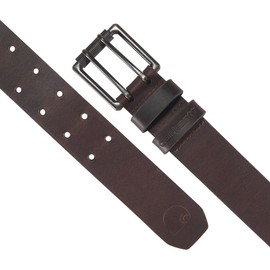 Carhartt Men's Double Prong Leather Belt, Available in Multiple Styles, Colors & Sizes, Brown, 38
