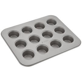 Judge JB14 Non-Stick Mini Cupcake or Muffin Tin with 12 Cups, Dishwasher Safe 25cm x 20cm x 2cm - 5 Year Guarantee