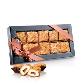 Malatya Pazarı Biscuit Cream filled Turkish Delight with Kadayıf Pieces, Sweet Candy Treat, Ideal Gift for Special Occasions, 200g (7.05 oz)