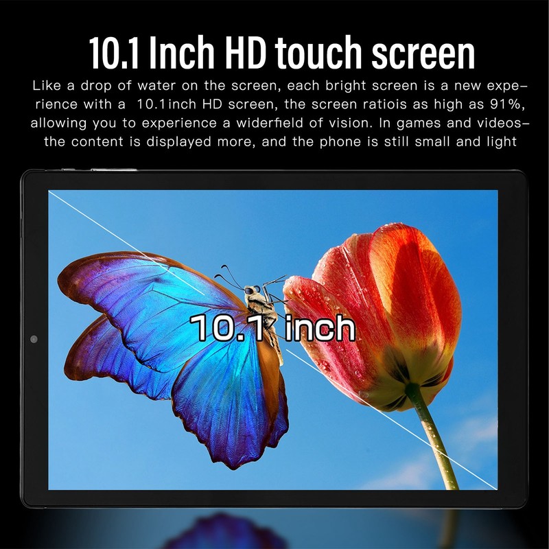 10.1 Inch Tablet for Android 12.0 5G WiFi 6GB 128GB