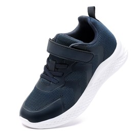 IceUnicorn Trainers Boys Girls Indoor Shoes Children's Sports Shoes Velcro Trainers, darkblue, 33 UK