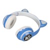 LXB39C Kids Headphone Bluetooth 5.0 Foldable Wireless Glowing Music Cat