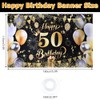 ANOMM 50 Anni Striscione di Compleanno, Compleanno Decorazioni-180 * 110