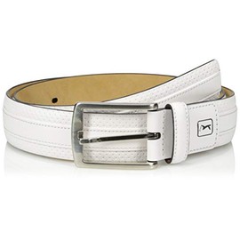 PGA TOUR Center Welt Men's Golf Belt, White, 36