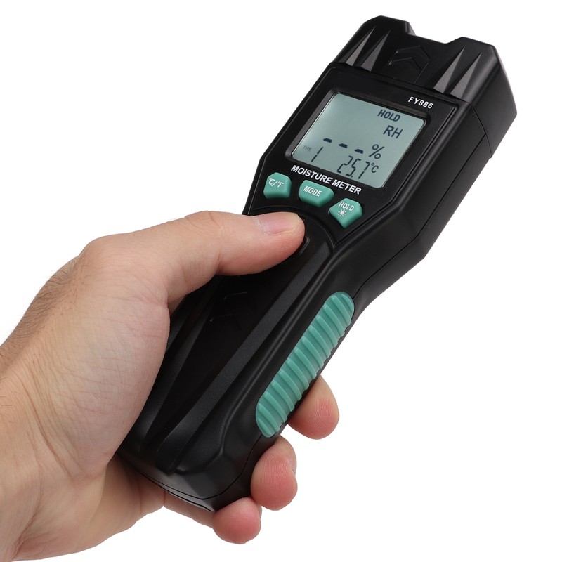 FY886 High Accuracy Digital Wood Moisture Detector Timber Humidity Tester