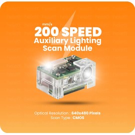 Helett® HT20 Wireless 2.4GHz 2D & 1D Barcode Scanner (QR Code & Barcode) Wired & Wireless(Rechargeable) Connectivity | Induction Scanning with Built-in Illumination Light |Strong ABS(Black)