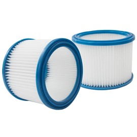2 PCS Replacement HEPA Filter Compatible with Nilfisk ALTO Attix 30, 50 & Aero 21, 26, 31 Wet Dry Vacuum Cleaner