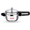 Vinod V-5L Stainless Steel Sandwich Bottom Pressure Cooker, 5-Liter,Silver,Medium