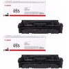 Canon Genuine 055 Black Toner Cartridge 2-Pack