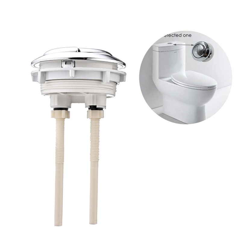 2 Pack 58mm/2.2 inch Dual Push Flushing Toilet Button Toilet