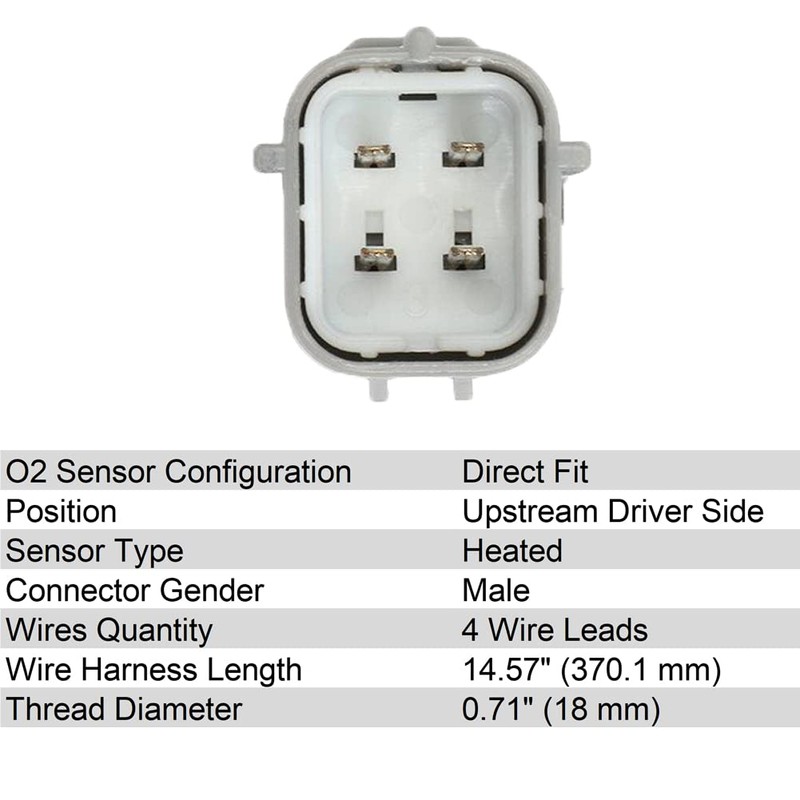 AUTO occasion Sensor de oxígeno O2 Sensor de corriente arriba