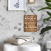 Do Not Knock or Ring Door Bell Sign Dog Lovers