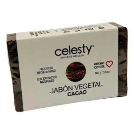 Kit 25 Pzs Jabón Vegetal Cacao 100g Glicerina