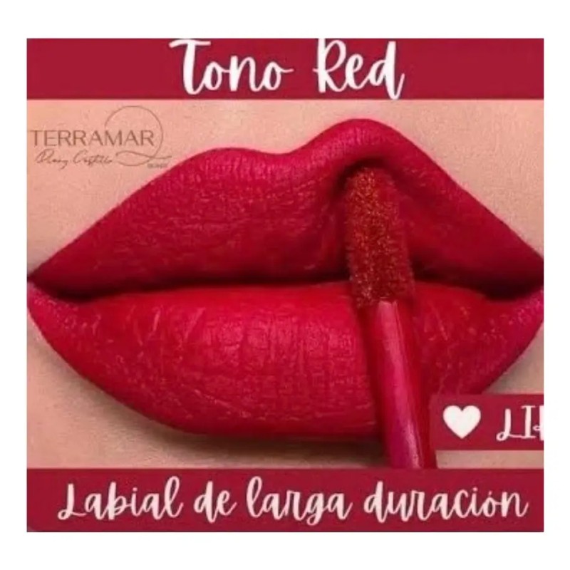 Labial Líquido Mate Intenso De Larga Duración Terramar Red