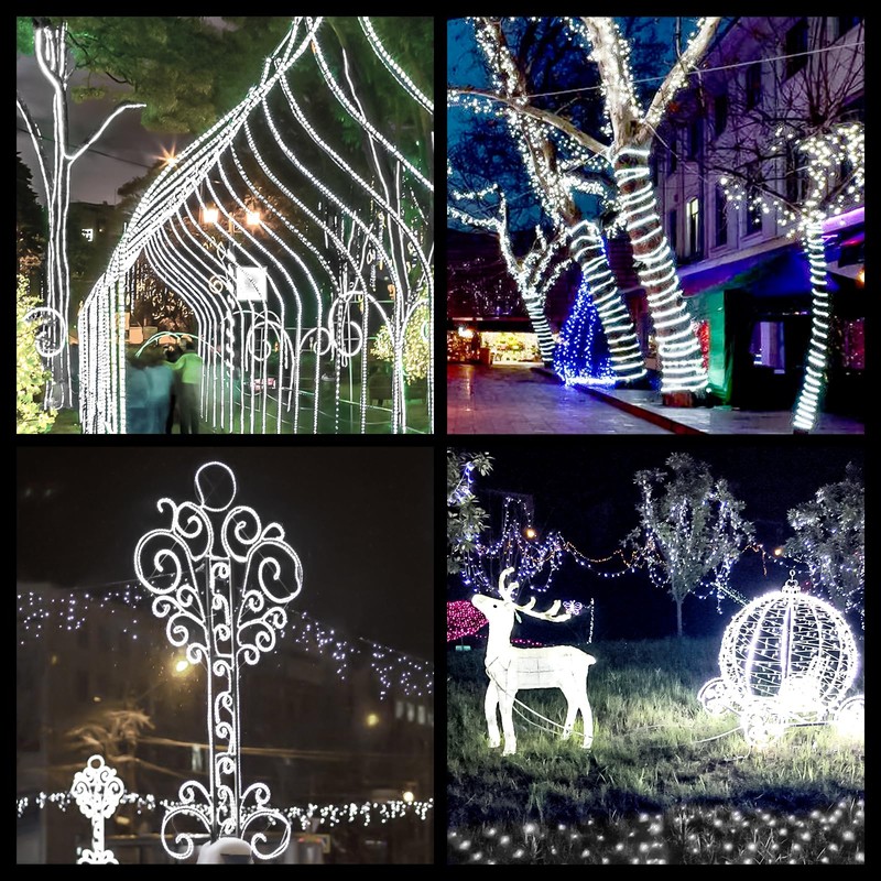 33ft/10m LED Rope Lights, Cool White Rope Light Outside, Waterproof
