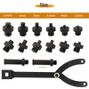 YuYBrightmi 15 Pack Adjustable Cylinder Spanner Wrench Set with Pins