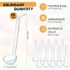 Luwqceu 10 Pieces 7.8Inch 1Oz Clear Small Ladle Mini Ladle
